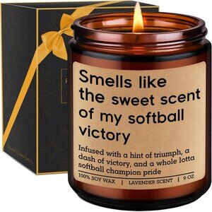 Soy Candle Lavender -  Softball